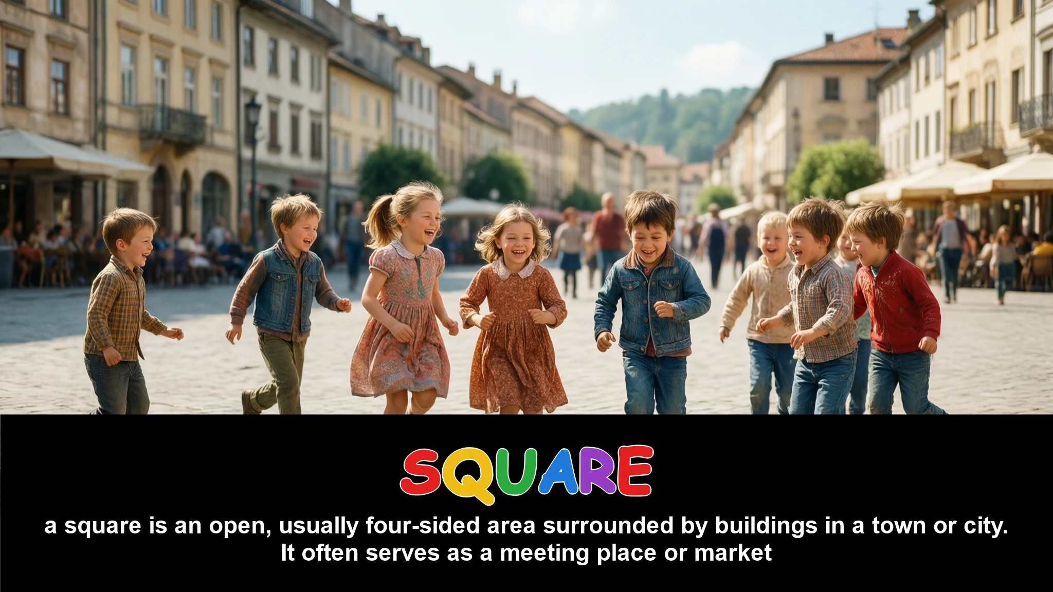 English Illustration for square